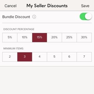 BUNDLES!! 15% of 3 items 🦋